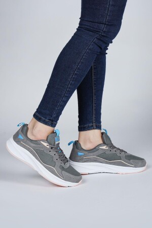 28751 Gri - Somon Kadın Yürüyüş Koşu Spor Ayakkabı - 2