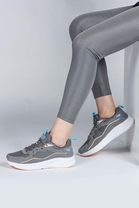 28751 Gri - Somon Kadın Yürüyüş Koşu Spor Ayakkabı - 3