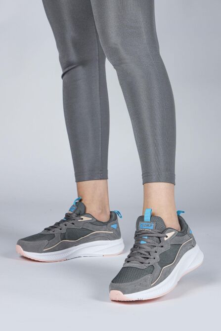 28751 Gri - Somon Kadın Yürüyüş Koşu Spor Ayakkabı - 4