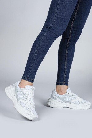 28790 Beyaz Kadın Sneaker Günlük Spor Ayakkabı - 5