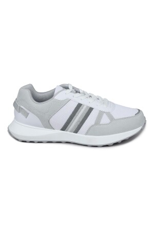 29052 Beyaz - Gri Erkek Sneaker Günlük Spor Ayakkabı 