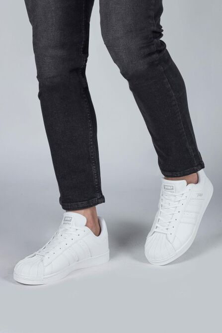 29055 Beyaz Erkek Sneaker Günlük Spor Ayakkabı - 6