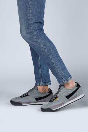 29072 Gri - Siyah Erkek Sneaker Günlük Spor Ayakkabı - 4