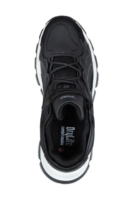 29085 Siyah - Beyaz Erkek Sneaker Günlük Spor Ayakkabı - 9