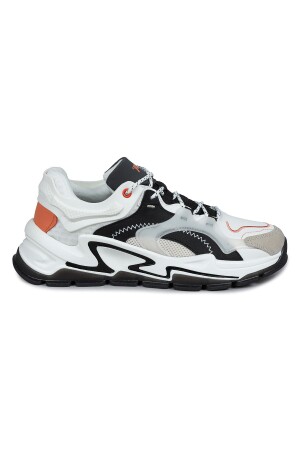 29096 Beyaz - Siyah Kadın Sneaker Günlük Spor Ayakkabı 