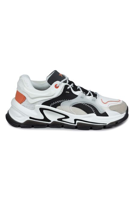 29096 Beyaz - Siyah Kadın Sneaker Günlük Spor Ayakkabı - 1