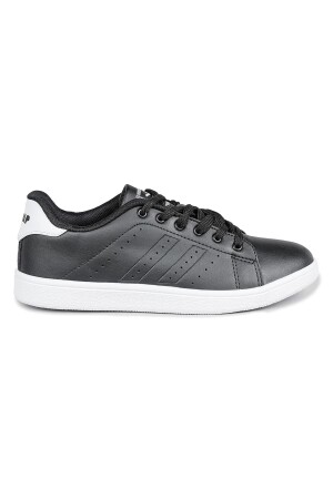 29159 Siyah - Beyaz Bilekli Kadın Sneaker Günlük Spor Ayakkabı - 1