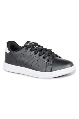 29159 Siyah - Beyaz Bilekli Kadın Sneaker Günlük Spor Ayakkabı - 2