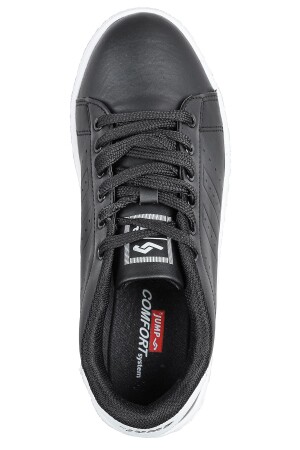 29159 Siyah - Beyaz Bilekli Kadın Sneaker Günlük Spor Ayakkabı - 3