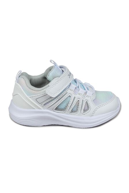 29183 Cırtlı Beyaz Kız Çocuk Sneaker Günlük Spor Ayakkabı - 1