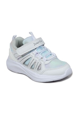 29183 Cırtlı Beyaz Kız Çocuk Sneaker Günlük Spor Ayakkabı - 2