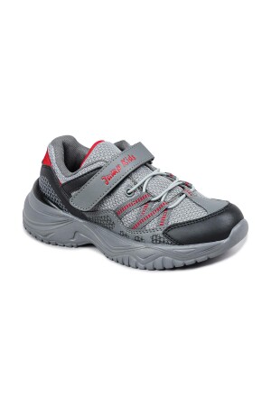 29187 Cırtlı Gri Üniseks Çocuk Sneaker Günlük Spor Ayakkabı - 6