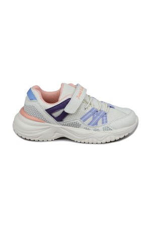 29187 Cırtlı İndigo Mavi - Pembe Kız Çocuk Sneaker Günlük Spor Ayakkabı 