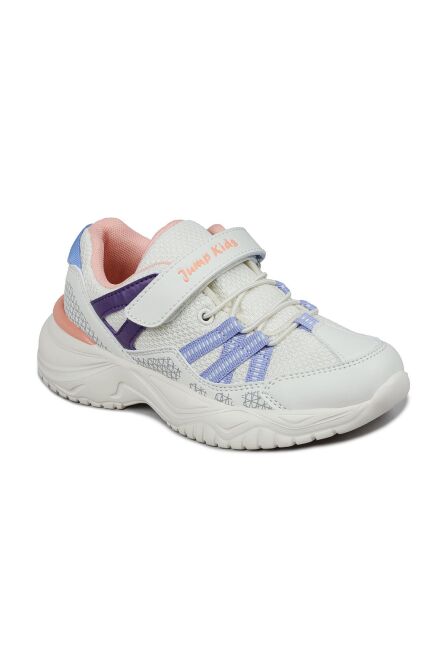 29187 Cırtlı İndigo Mavi - Pembe Kız Çocuk Sneaker Günlük Spor Ayakkabı - 6