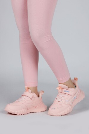 29601 Cırtlı Pembe Kız Çocuk Sneaker Günlük Spor Ayakkabı - 2