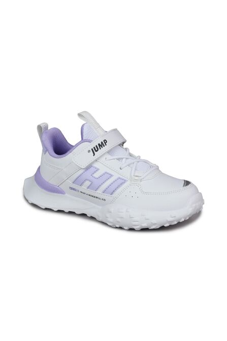 29602 Cırtlı Beyaz - Lila Kız Çocuk Sneaker Günlük Spor Ayakkabı - 7
