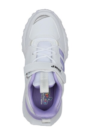 29602 Cırtlı Beyaz - Lila Kız Çocuk Sneaker Günlük Spor Ayakkabı - 8