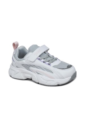 29604 Cırtlı Lila - Beyaz Kız Çocuk Sneaker Günlük Spor Ayakkabı - 2