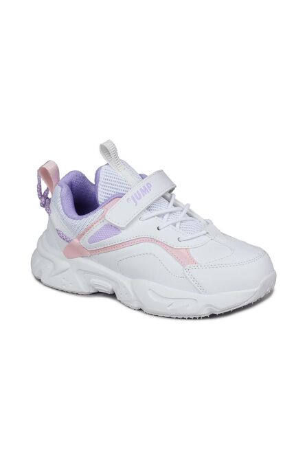 29605 Cırtlı Beyaz - Pembe Kız Çocuk Sneaker Günlük Spor Ayakkabı - 7