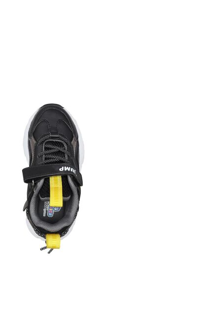 29605 Cırtlı Siyah - Sarı Üniseks Çocuk Sneaker Günlük Spor Ayakkabı - 8