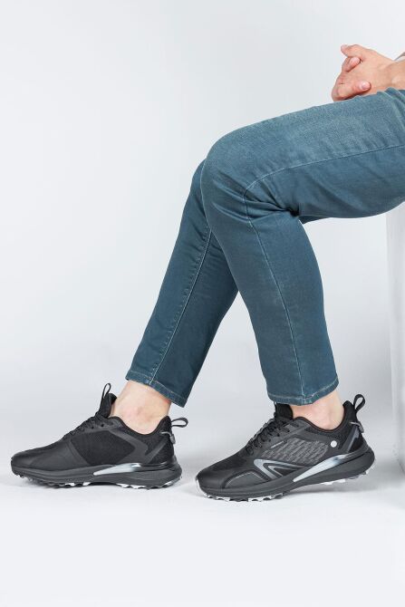 29730 Siyah - Gri Erkek Sneaker Günlük Spor Ayakkabı - 3