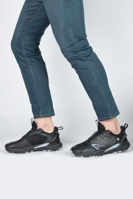 29730 Siyah - Gri Erkek Sneaker Günlük Spor Ayakkabı - 4