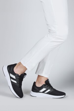 29779 Siyah - Beyaz Erkek Sneaker Günlük Spor Ayakkabı - Jump (1)