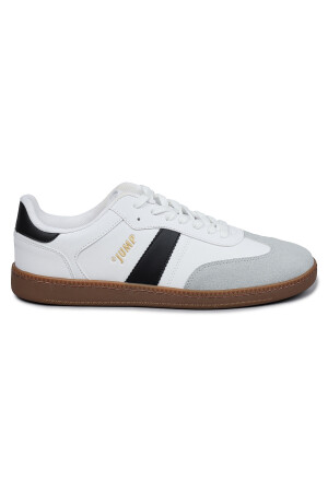 29787 Beyaz - Siyah Erkek Sneaker Günlük Spor Ayakkabı 