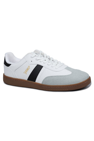 29787 Beyaz - Siyah Erkek Sneaker Günlük Spor Ayakkabı - 6