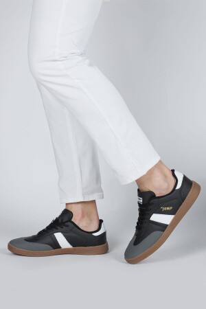 29787 Siyah - Beyaz Erkek Sneaker Günlük Spor Ayakkabı - 2