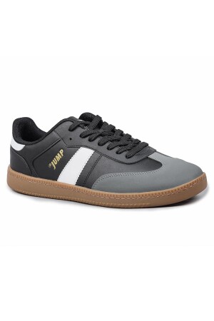 29787 Siyah - Beyaz Erkek Sneaker Günlük Spor Ayakkabı - 6