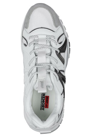 29942 Beyaz - Gri Kadın Sneaker Günlük Spor Ayakkabı - 8