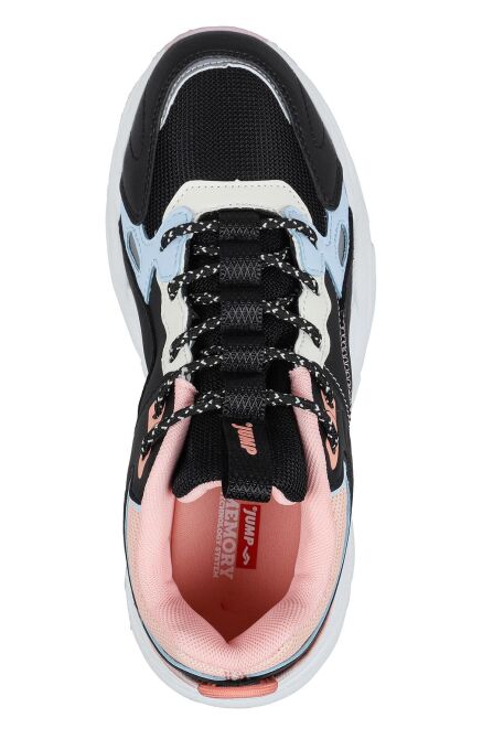 29943 Siyah - Pembe Kadın Sneaker Günlük Spor Ayakkabı - 8