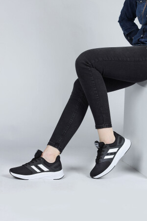 29964 Siyah - Beyaz Kadın Sneaker Günlük Spor Ayakkabı - 4