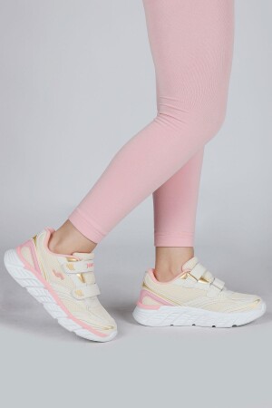 30002 Bej - Pembe Kız Çocuk Sneaker Günlük Spor Ayakkabı - 4