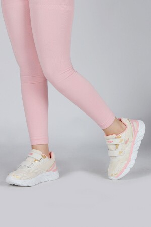 30002 Bej - Pembe Kız Çocuk Sneaker Günlük Spor Ayakkabı - 3