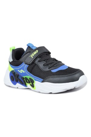 30013 Siyah - Mavi Üniseks Çocuk Sneaker Günlük Spor Ayakkabı - 7