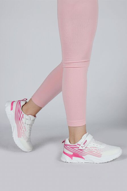 30030 Beyaz - Fuşya Kız Çocuk Sneaker Günlük Spor Ayakkabı - 3