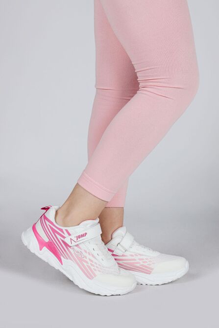 30030 Beyaz - Fuşya Kız Çocuk Sneaker Günlük Spor Ayakkabı - 6