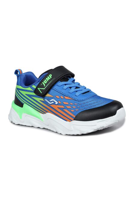 30030 Mavi - Turuncu - Yeşil Erkek Çocuk Sneaker Günlük Spor Ayakkabı - 7