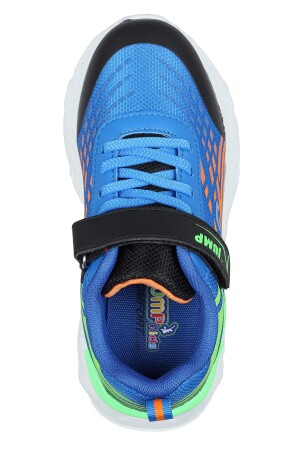 30030 Mavi - Turuncu - Yeşil Erkek Çocuk Sneaker Günlük Spor Ayakkabı - 8