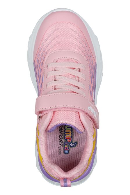 30030 Pembe - Mor - Sarı Kız Çocuk Sneaker Günlük Spor Ayakkabı - 8