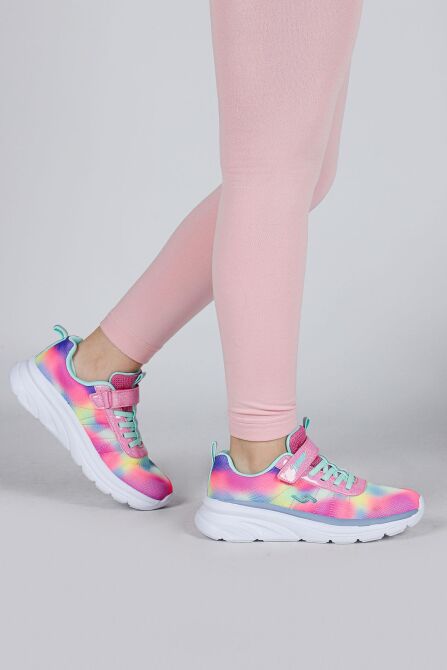 30034 Fuşya - Çok Renkli Kız Çocuk Sneaker Günlük Spor Ayakkabı - 5