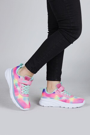30034 Fuşya - Çok Renkli Kız Çocuk Sneaker Günlük Spor Ayakkabı - 6
