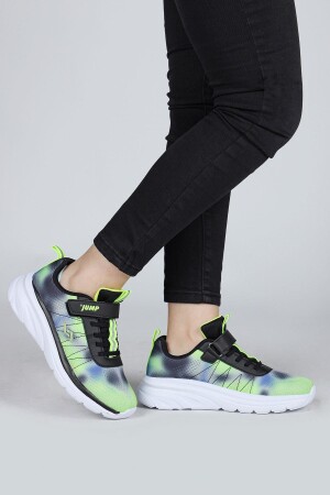 30034 Siyah - Yeşil Kız Çocuk Sneaker Günlük Spor Ayakkabı - Jump (1)