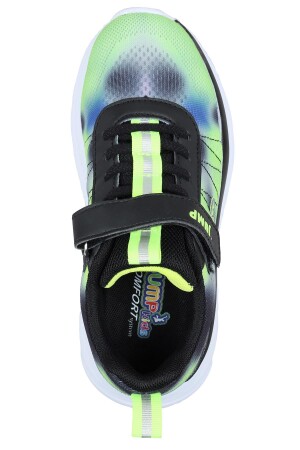 30034 Siyah - Yeşil Kız Çocuk Sneaker Günlük Spor Ayakkabı - 8