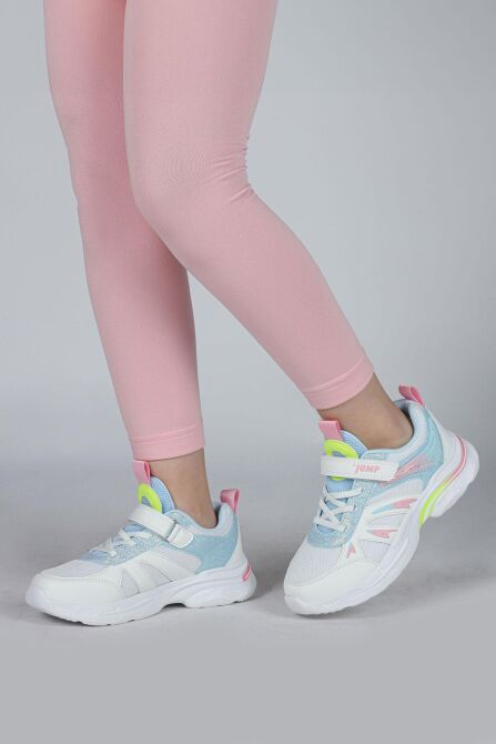 30053 Beyaz - Pembe Kız Çocuk Sneaker Günlük Spor Ayakkabı - 6