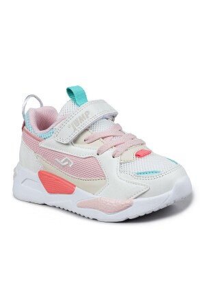 30058 Bej - Pembe - Mint Kız Çocuk Sneaker Günlük Spor Ayakkabı - 7