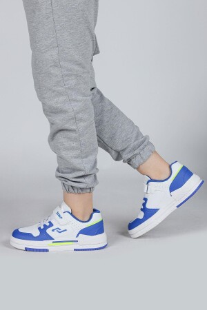 30061 Mavi - Beyaz Erkek Çocuk Sneaker Günlük Spor Ayakkabı - 3
