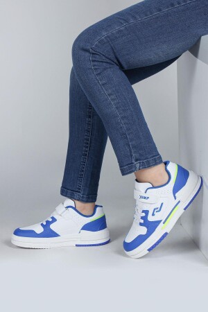 30061 Mavi - Beyaz Erkek Çocuk Sneaker Günlük Spor Ayakkabı - 5